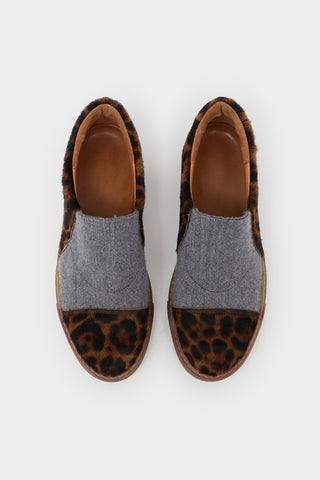 Dries Van Noten Printed Slip On Sneaker