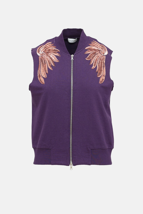 Dries Van Noten 2016 Sequin Vest