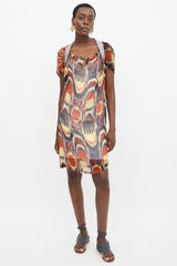 Dries Van Noten SS 2010 Silk Printed Dress