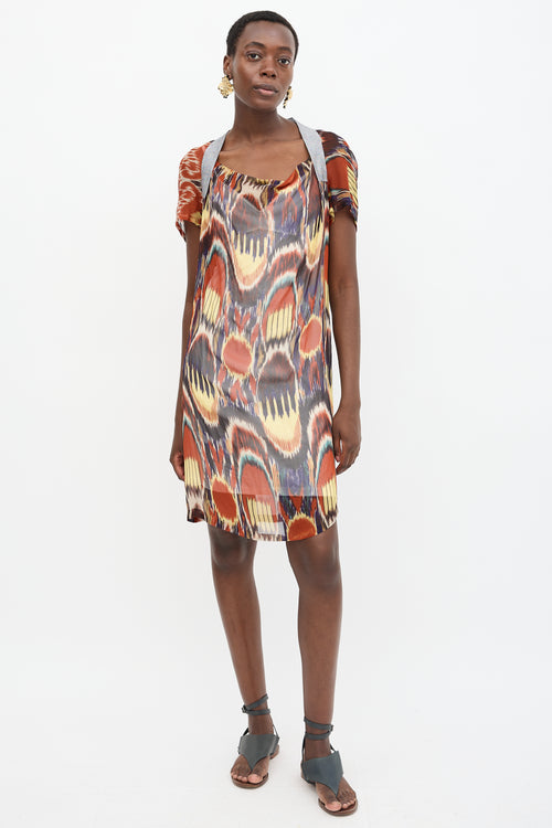 Dries Van Noten SS 2010 Silk Printed Dress