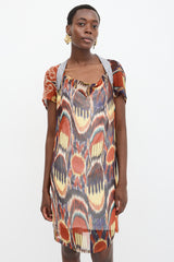 Dries Van Noten SS 2010 Silk Printed Dress