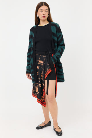 Dries Van Noten SS 2018 Wrap Front Scarf Skort