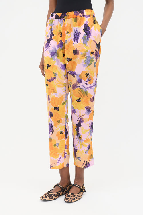 Dries Van Noten SS 2023 Floral Tapered Trouser