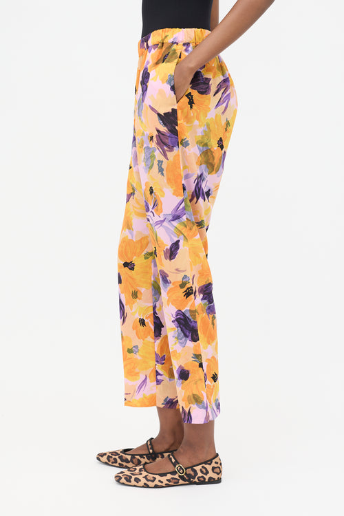 Dries Van Noten SS 2023 Floral Tapered Trouser