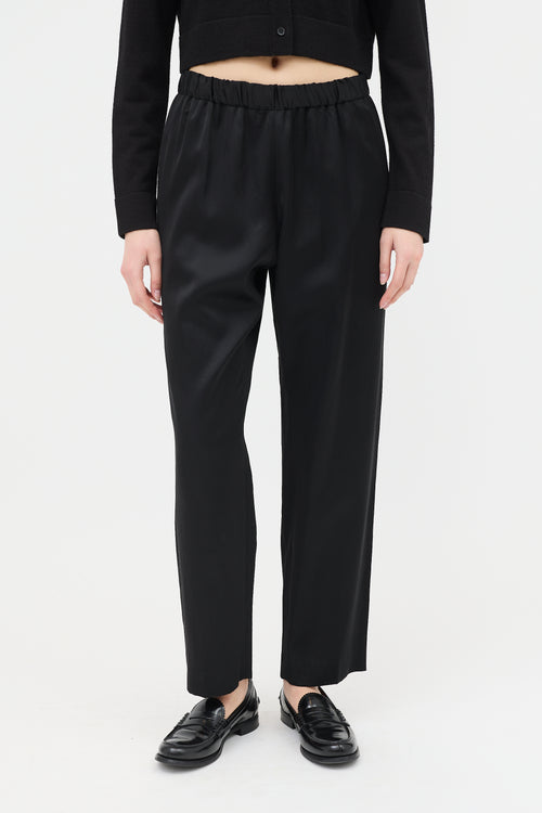Dries Van Noten Satin Tapered Trouser