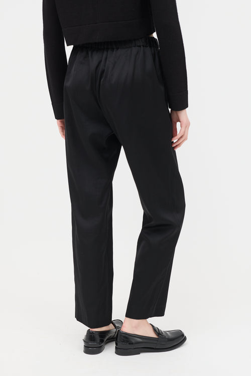 Dries Van Noten Satin Tapered Trouser