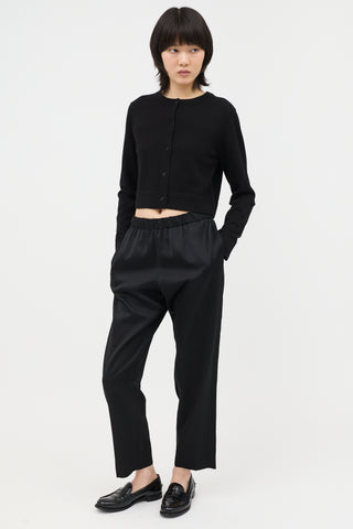 Dries Van Noten Satin Tapered Trouser