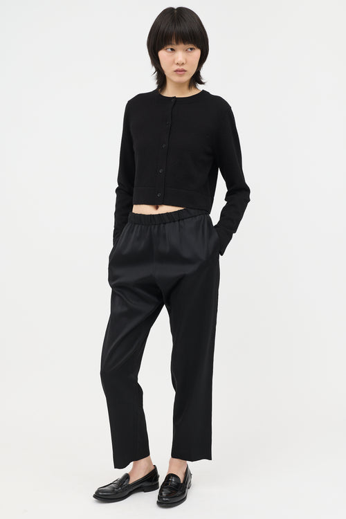 Dries Van Noten Satin Tapered Trouser