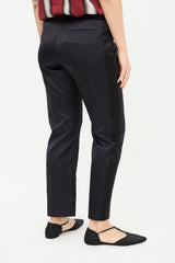 Dries Van Noten Satin Tuxedo Stripe Trouser