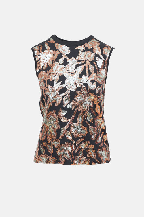 Dries Van Noten Sequin Tank Top