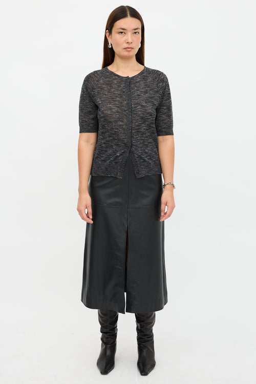 Dries Van Noten Short Sleeve Cardigan