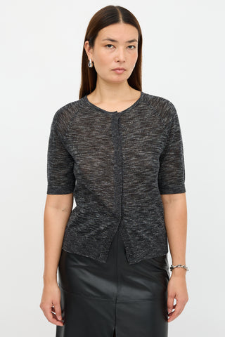 Dries Van Noten Short Sleeve Cardigan