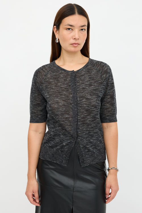 Dries Van Noten Short Sleeve Cardigan