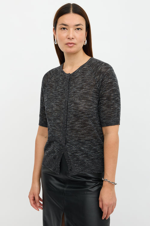 Dries Van Noten Short Sleeve Cardigan