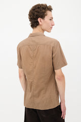 Dries Van Noten Short Sleeve Zip Shirt