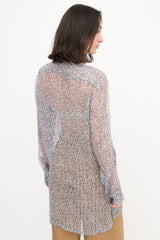Dries Van Noten Silk Printed Blouse