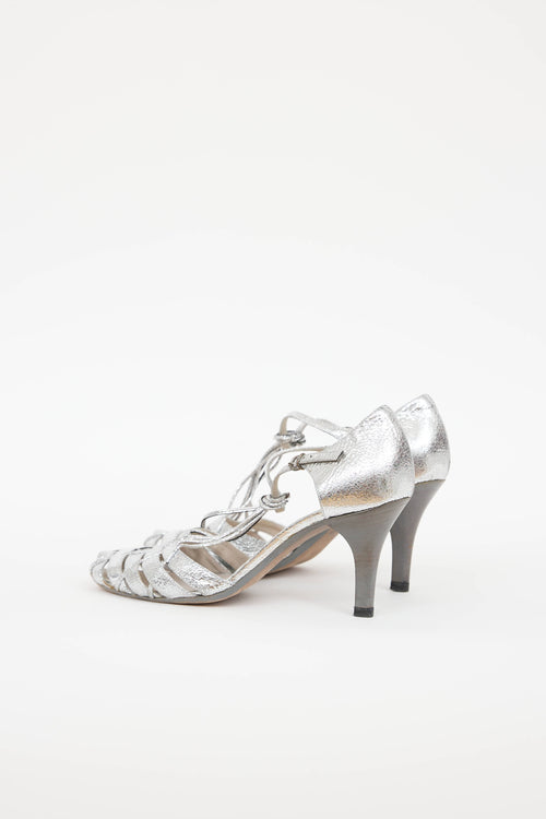 Dries Van Noten Woven Cracked Heel