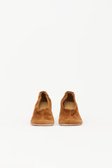 Dries Van Noten Suede Curved Heel Pump