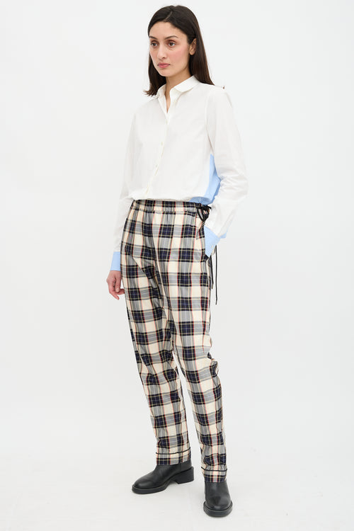 Dries Van Noten Tartan Lounge Pant