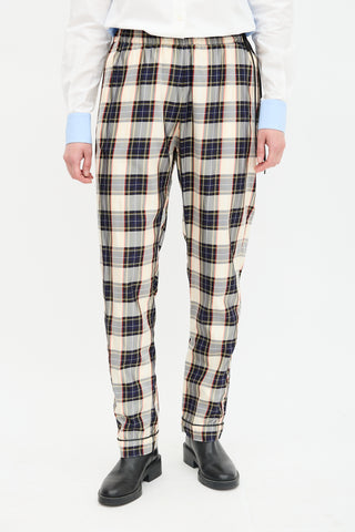 Dries Van Noten Tartan Lounge Pant