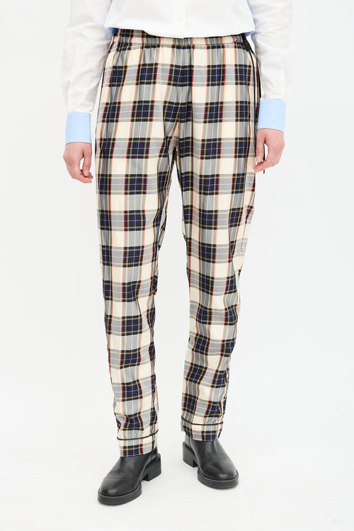 Dries Van Noten Tartan Lounge Pant