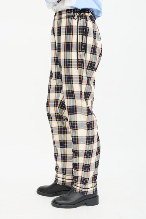 Dries Van Noten Tartan Lounge Pant