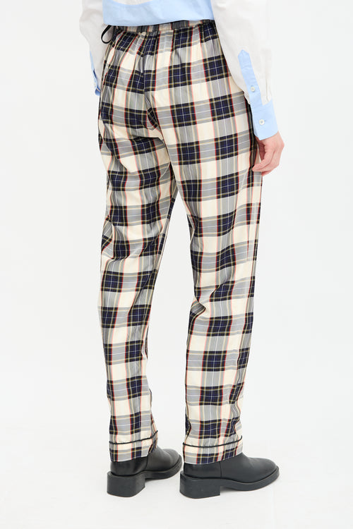 Dries Van Noten Tartan Lounge Pant