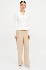 Dries Van Noten Mesh Sleeve Blazer