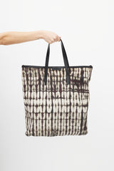 Dries Van Noten White & Multicolour Tie Dye Tote