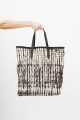 Dries Van Noten White & Multicolour Tie Dye Tote