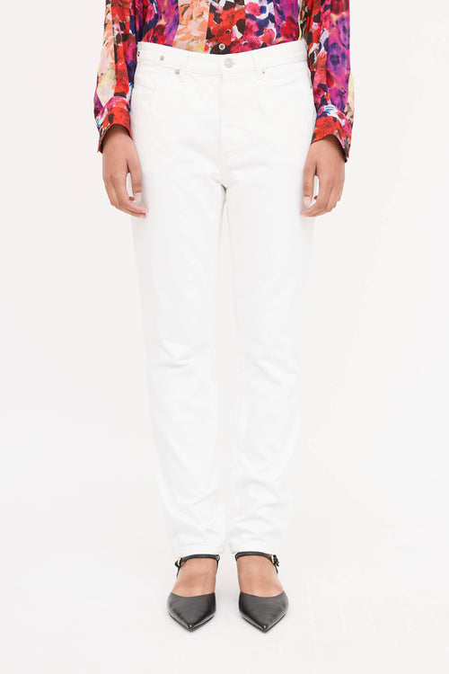 Dries Van Noten Cotton Slim Fit Jeans