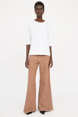 Dries Van NotenHalf Sleeve Cotton Top