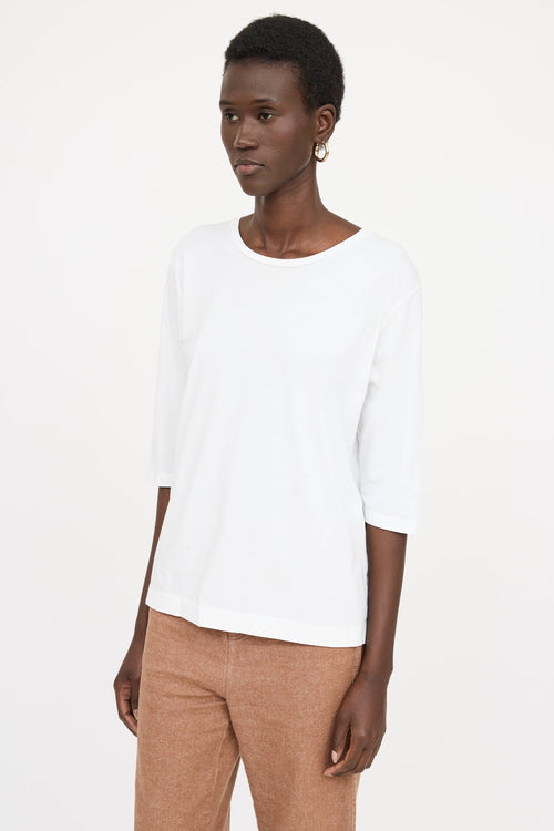 Dries Van NotenHalf Sleeve Cotton Top