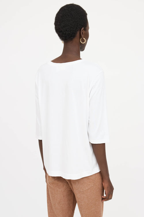 Dries Van NotenHalf Sleeve Cotton Top