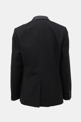 Dries Van Noten Wool Jacquard Tuxedo Blazer