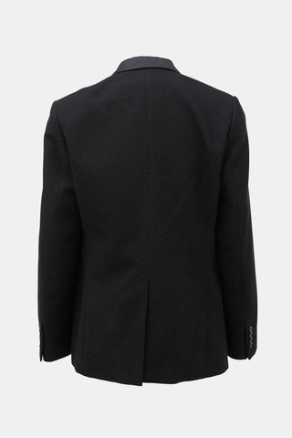 Dries Van Noten Wool Jacquard Tuxedo Blazer