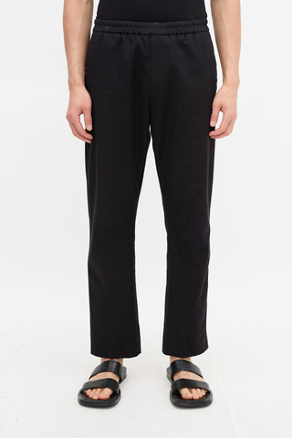 Dries Van Noten Wool Tuxedo Stripe Trouser
