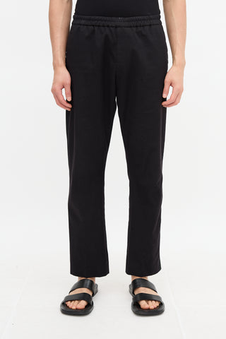Dries Van Noten Wool Tuxedo Stripe Trouser