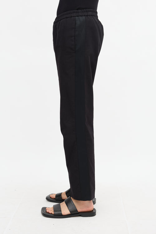 Dries Van Noten Wool Tuxedo Stripe Trouser