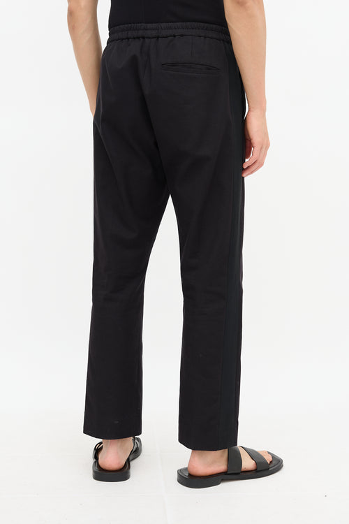 Dries Van Noten Wool Tuxedo Stripe Trouser