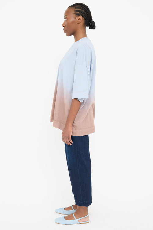 Dries Van Noten Ombre Oversized T-Shirt