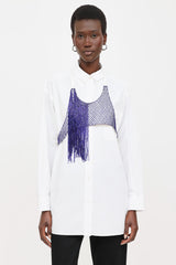 Dries Van Noten Beaded Wrap Top