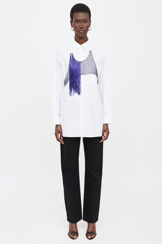 Dries Van Noten Beaded Wrap Top