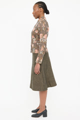 Dries Van Noten Multi Floral Woven Blazer