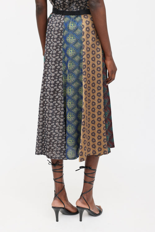 Dries Van Noten Brocade Patterned Skirt