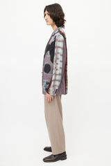 Dries Van Noten x Len Lye Purple & Multicolour Blazer