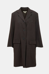 Dries Van Noten 1998 Wool Three Button Coat