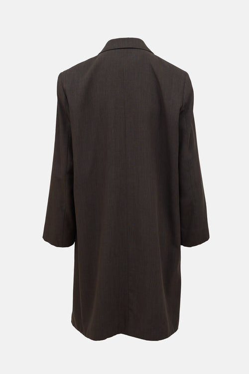 Dries Van Noten 1998 Wool Three Button Coat