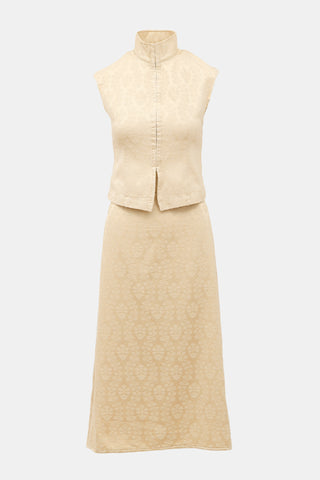 Dries Van Noten 1999 Brocade Co-Ord Set