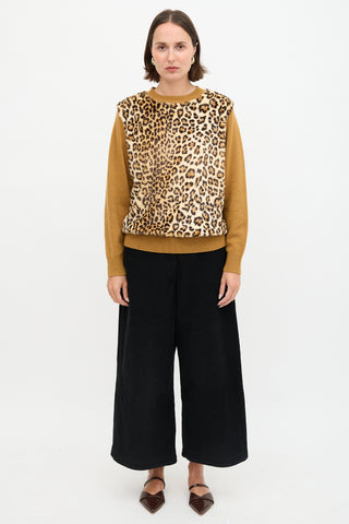 Dries Van Noten Fuzzy Printed Sweater
